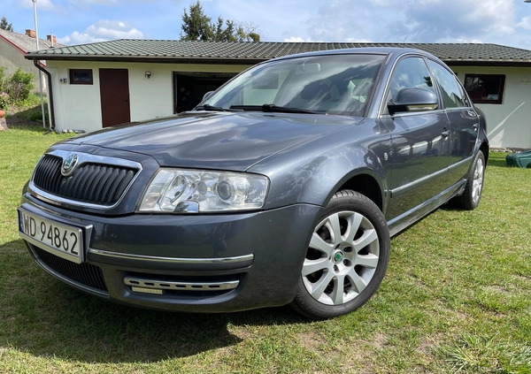 Skoda Superb cena 19500 przebieg: 183286, rok produkcji 2008 z Warszawa małe 106